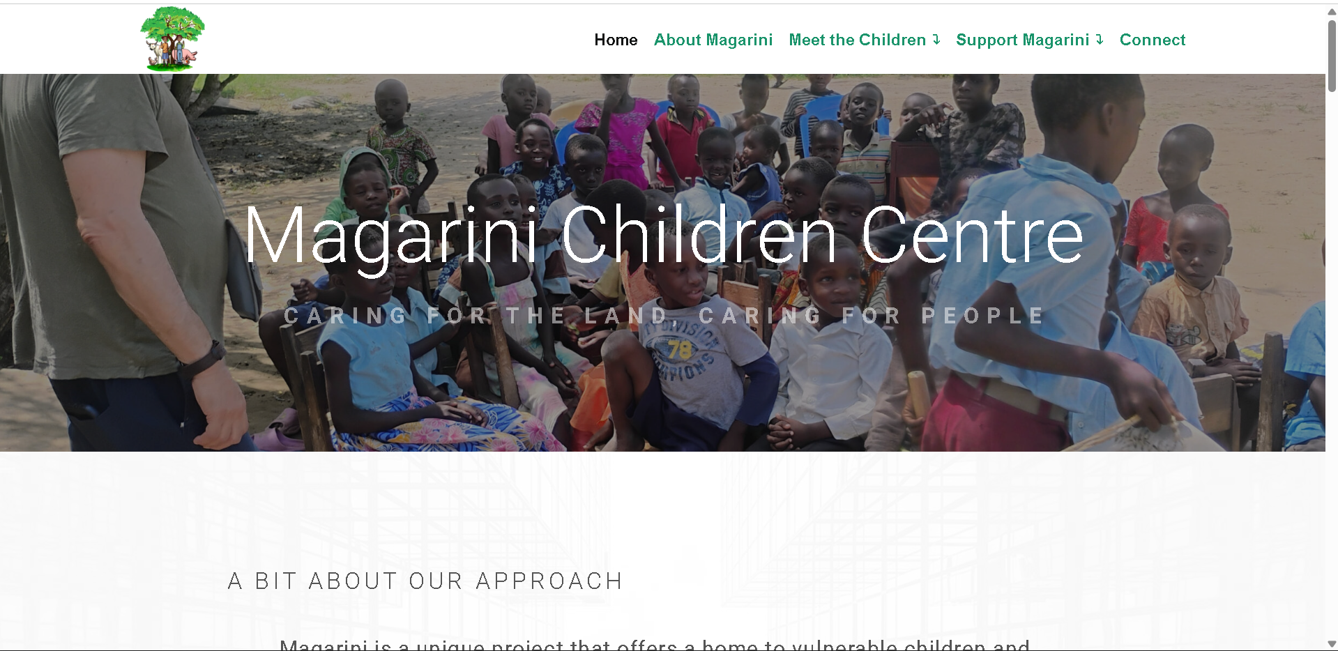 Magarini Children's Center Website