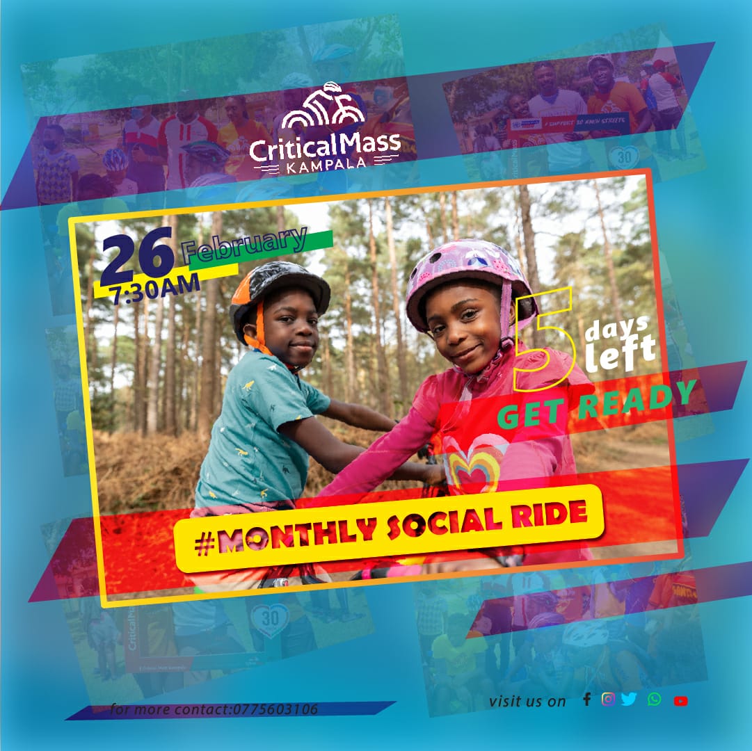 Critical Mass Kampala – Countdown Flyer